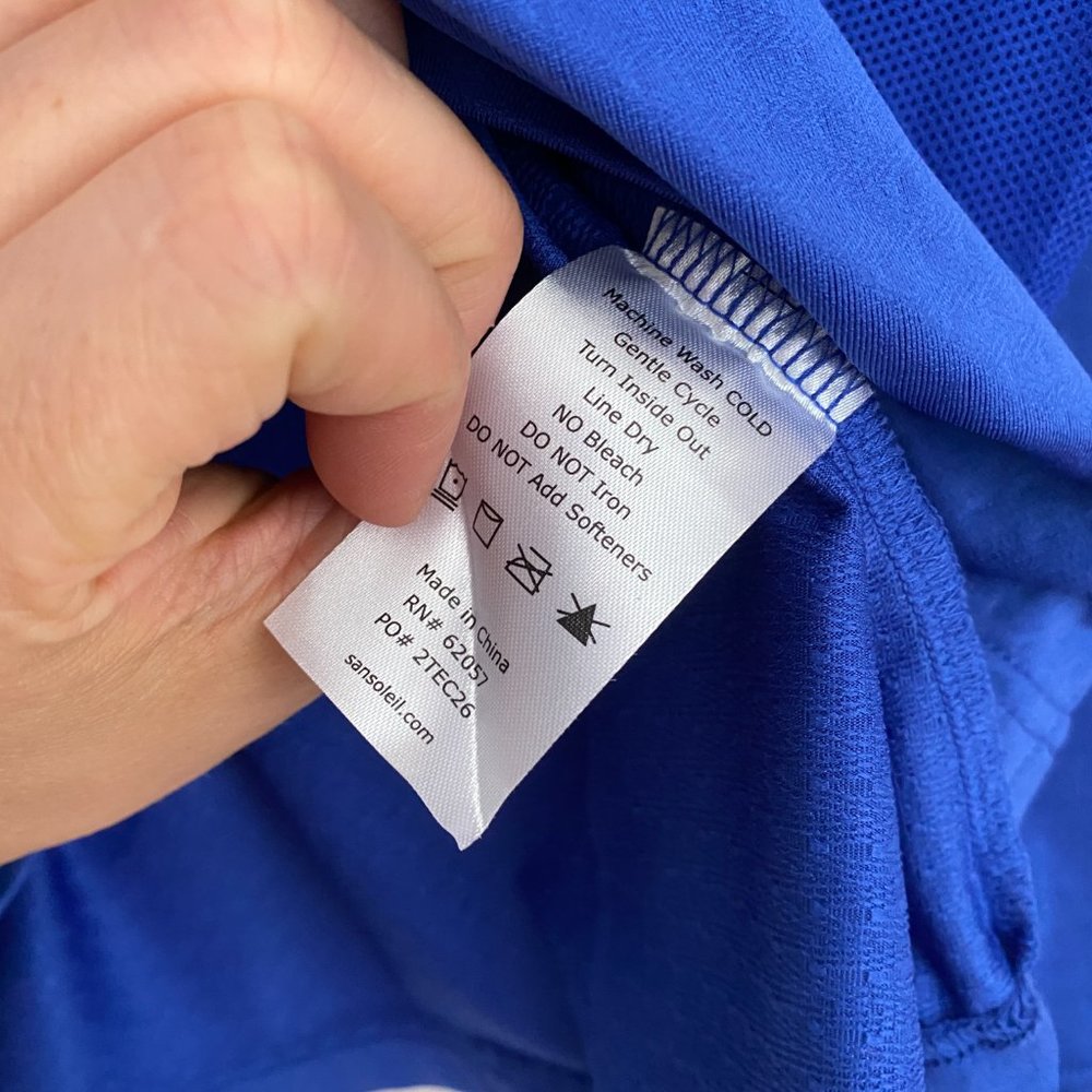 San Soleil Long Sleeve UPF 50 1/4 Zip Size XL Extra Large - Picture 4 of 6